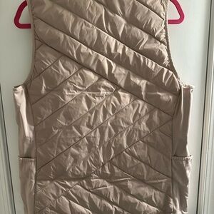 WonderWink Beige Quilted Vest